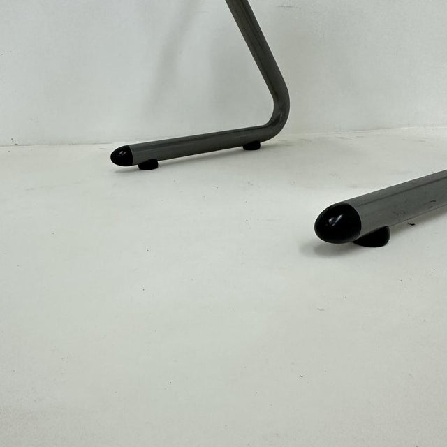 Postmodern Leather Armchair, 1980s For Sale - Image 18 of 18