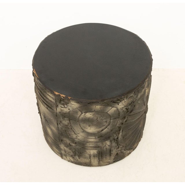 Wood Adrian Pearsall "Goop" Brutalist Circular Side Table For Sale - Image 7 of 7