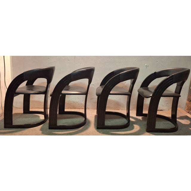 Springer Onassis Dining Chairs, Set of 4 For Sale - Image 3 of 6