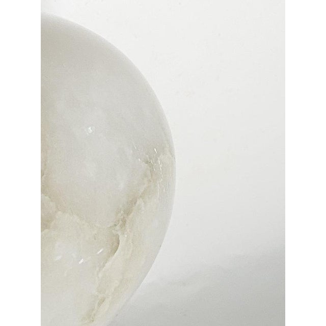 Alabaster Table Lamp, France, 1980s For Sale - Image 13 of 17