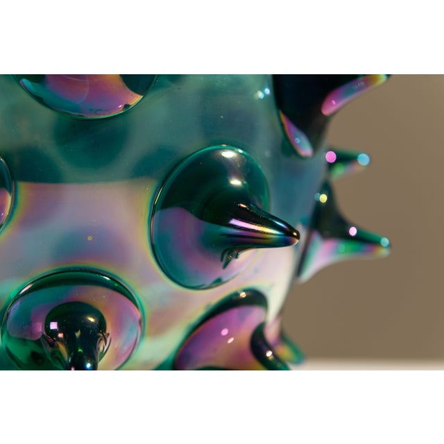 Riccio Vase in Green by Gae Aulenti for Venini, Italy, 2006 For Sale - Image 12 of 15