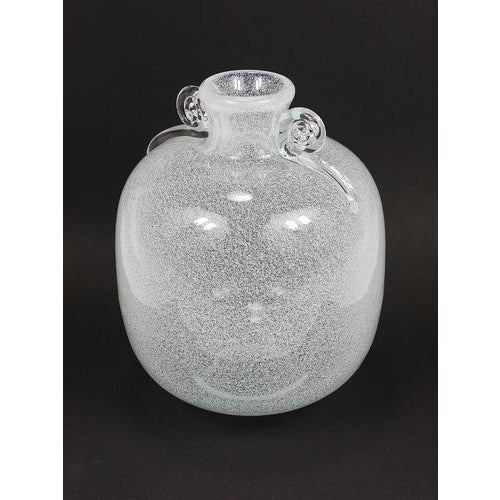 Pulegoso Bubble Vase with Handles from Seguso Vetri Darte, Murano, Italy, 1950s For Sale - Image 16 of 17