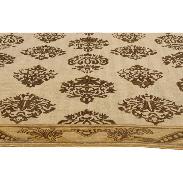 Vintage Tibetan Rug, 10'07 X 12'02 For Sale - Image 4 of 10