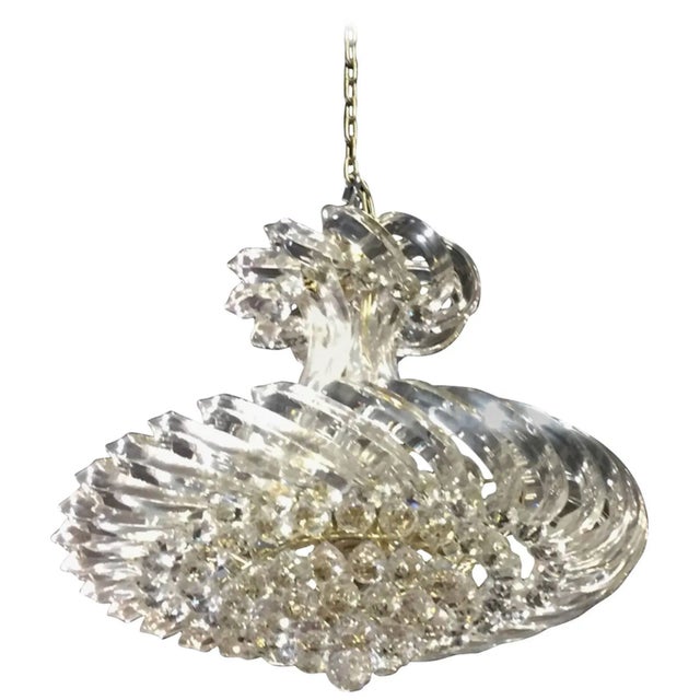 1960s Mid Century Chandelier Lucite and Decorative Balls For Sale - Image 11 of 11