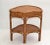 Vintage Chinoiserie Bamboo & Rattan Handmade Two-Tier Side, End Table Asian Modern 70s For Sale - Image 9 of 13