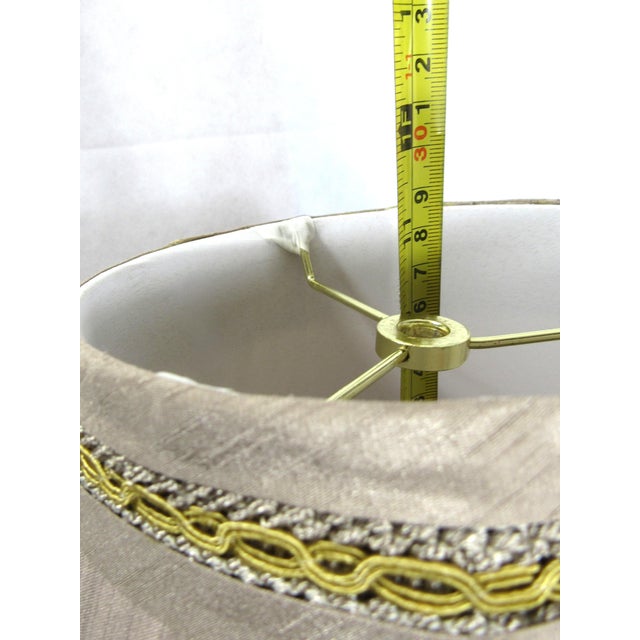 Vintage Art Nouveau Roseart Lampshade For Sale - Image 12 of 12