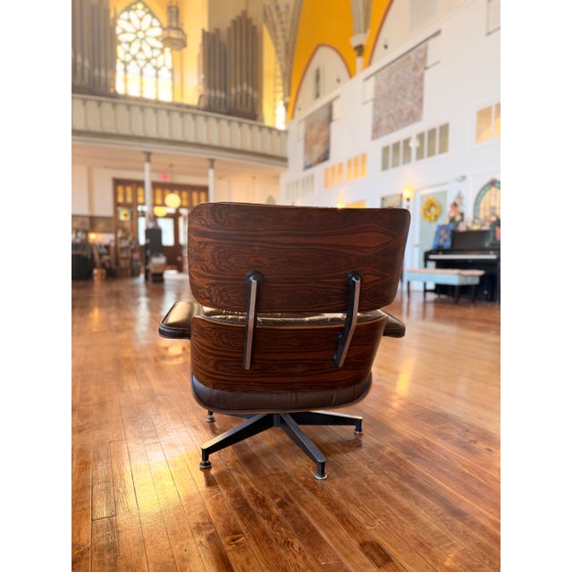 Herman Miller 1970s Herman Miller Eames Chair and Ottoman For Sale - Image 4 of 11