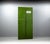 Wood Industrial Green Cabinet, 1950s For Sale - Image 7 of 18