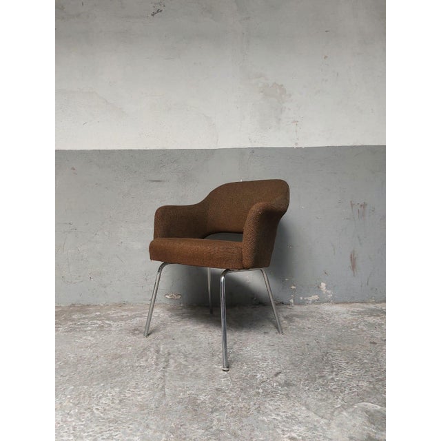 Vintage Lounge Chair in Woolen Fabric, 1960s For Sale - Image 14 of 18