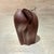 Modernist Mini Elephant Sculpture, Wood, by Artist Unknown, 1970s For Sale In San Diego - Image 6 of 6