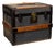 19th C. James Dooley Small Antique Travel Chest/Side Table c.1887 For Sale