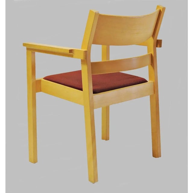 Set of Armchairs in Beech by Hans J. Wegner for Fredericia, Customizable Reupholstery, 1980s For Sale - Image 6 of 9