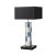 Venice laguna table lamp by morici dimensions: w 21 x d 21 x h 46 cm, lampshade h 20 cm materials: wood, inlay veneer....