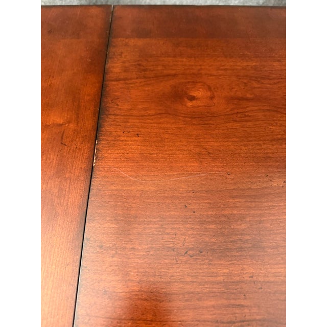 Brown 9 Piece Lane Furniture Dining Set With Leaf and Pads For Sale - Image 8 of 18