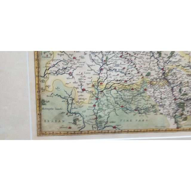 Original Map From 1580s by Ortelius of Parts Baltic, Diocese of Liège For Sale - Image 4 of 7