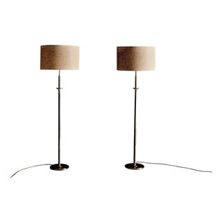 Brass Floor Lamps from Cosack Leuchten, Germany, 1960s, Set of 2 For Sale