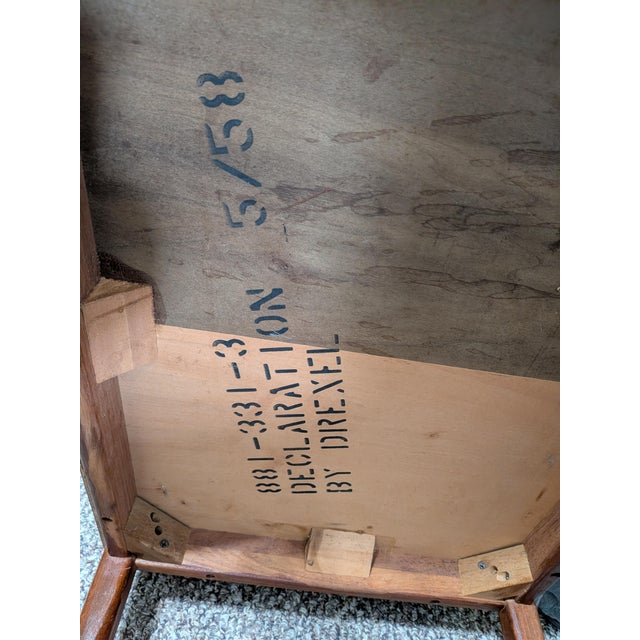Kipp Stewart for Drexel Declaration Mid Century 2-Tier Nightstand. For Sale In Dallas - Image 6 of 13
