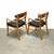 Brown Lane “Acclaim” Walnut & Ash Pair of Armchairs For Sale - Image 8 of 10