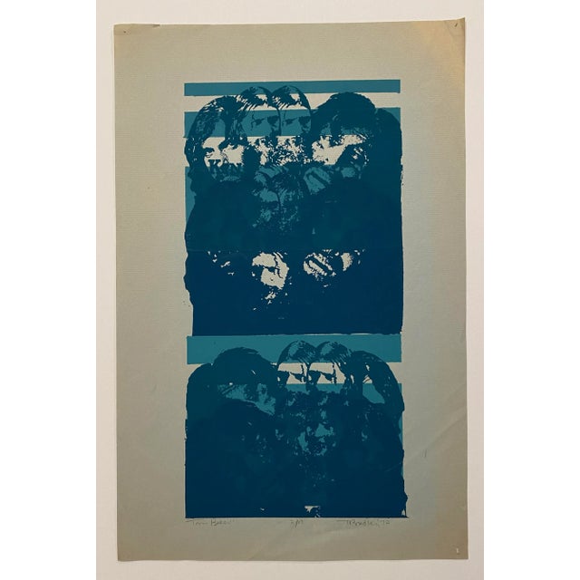 1970 Tony Bradley Tom Baker Serigraph For Sale - Image 4 of 5