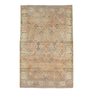 Galerie Shabab Collection Mid-20th Century Persian Joshegan Accent Rug For Sale