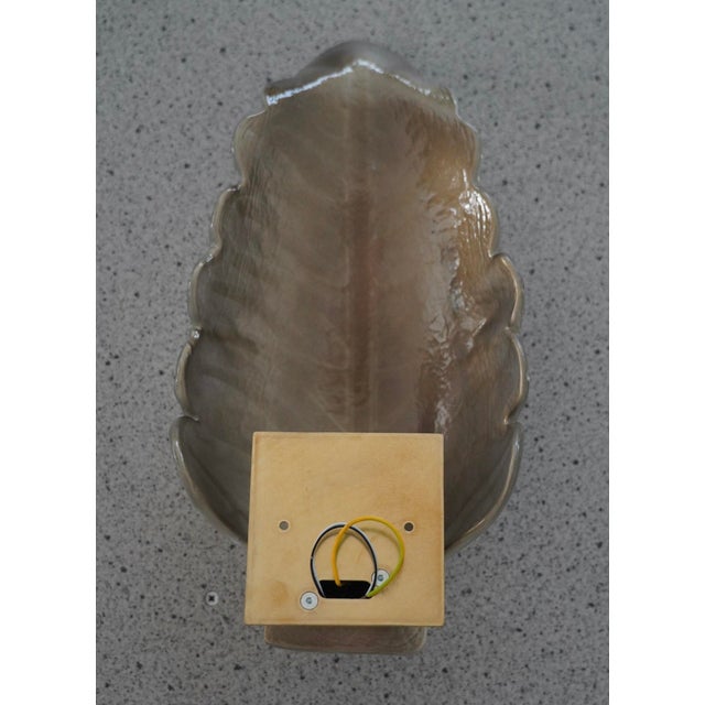 Murano Art Glass Gold and Brass Wall Light and Sconces, 2000 For Sale - Image 10 of 11