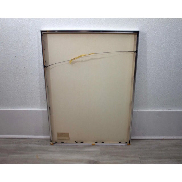 Modern 1971 The Patriarch Signed Modern Lithograph on Paper 87/160 Framed by Leonard Baskin For Sale - Image 3 of 11