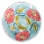 Antique French Majolica Floral Plate, C. 1890 For Sale
