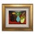 1977 'Blue Vase & Pears' Vintage Original Still Life Tempera Painting by Swedish Artist Eric Cederberg (1897-1984), Framed For Sale