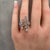 Early 21st Century 1.50ctw Natural Diamond Fashion Ring 14k White Gold Size 7 For Sale - Image 5 of 6