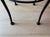 Black Vintage Woodward Wrought Iron Cafe Chairs - Set of 2 For Sale - Image 8 of 18