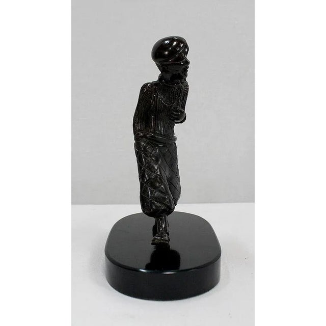 Bronze Golf Caddy Sculpture, Late 19th Century For Sale - Image 6 of 18
