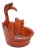 Antique Asian Chinese Carved Wood Swan Bucket For Sale