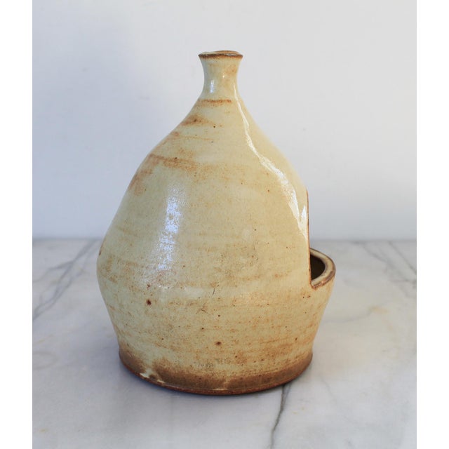 Vintage Studio Pottery Glazed Vessel For Sale In Milwaukee - Image 6 of 12