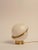 Brass and alabaster offset globe table lamp by matlight milano dimensions: d 30 x w 30 x h 36 cm. Materials: brass and...