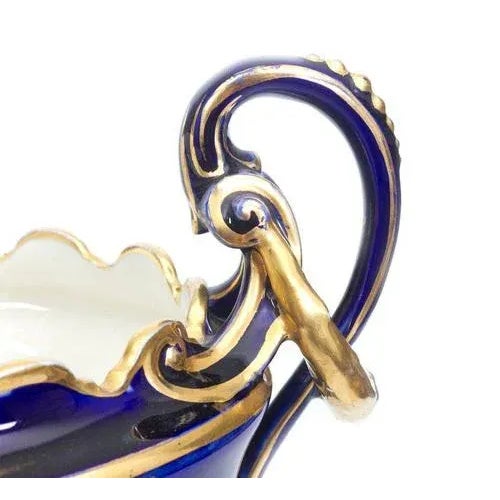 Vintage Porcelain Pot or Vase For Sale - Image 4 of 8