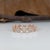 2020s Natural Earth-Mined Diamond Band in Solid 14k Gold | Classic Fine Jewelry For Sale - Image 5 of 9