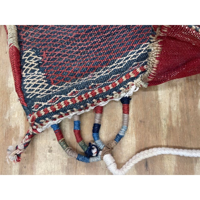 Antique Persian Handmade Kurdish Salt Bag For Sale - Image 9 of 9