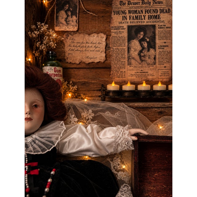 1930s Haunted Heirlooms Masterpiece The Sisters’ Trunk For Sale In Denver - Image 6 of 11