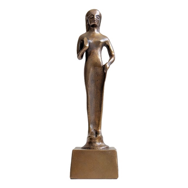Brachial Style Bronze Sculpture of Woman For Sale
