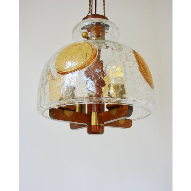 Metal Modernist Pendant Light, 1970s For Sale - Image 7 of 12