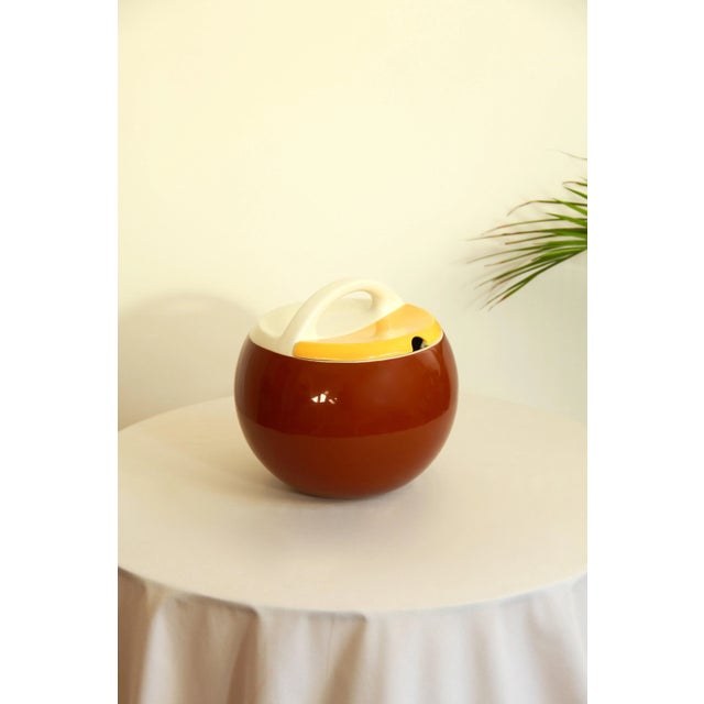 Vintage Italian Biscotti Ceramic Bowl by Riccardo Schweizer for Pagnossin, 1970s For Sale - Image 9 of 14