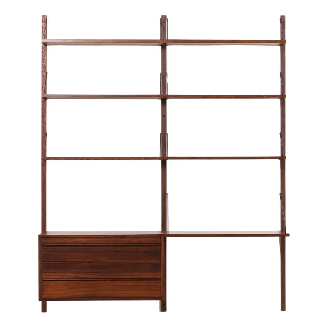 Shelving Unit with Desk by Poul Cadovius for Cado, 1960s For Sale