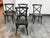 Design Plus Gallery presents a Set of Four Metal Madeleine Side Chairs from Restoration Hardware. Inspired by the café...