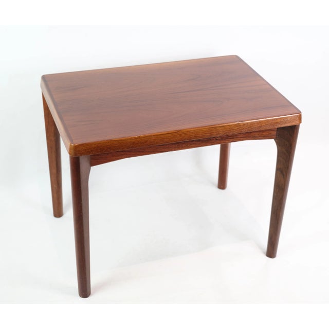 Brown Side Table by Henning Kjærnulf, 1960s For Sale - Image 8 of 13