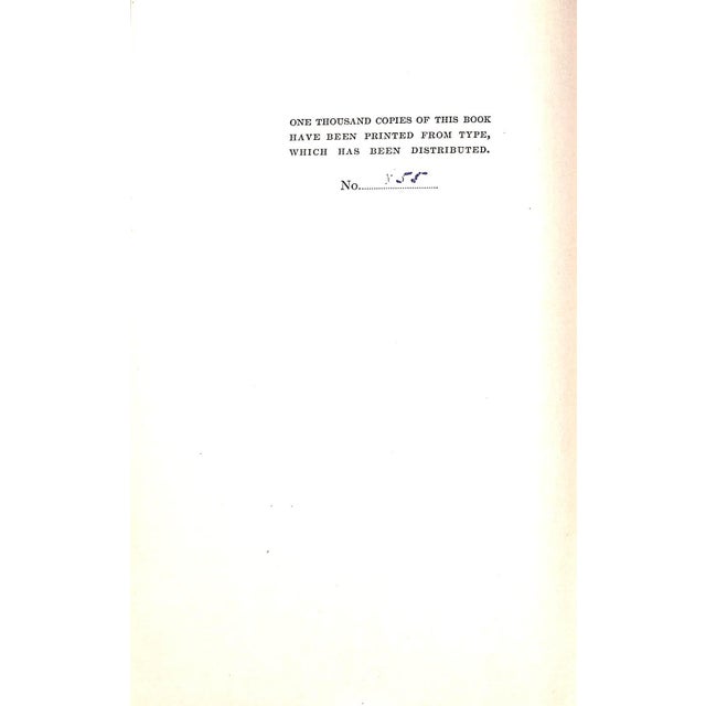PAGE, H.S. [155] pp. Charles Scribner's Sons 1925 One thousand copies of this book have been printed. This is No. 855 8...
