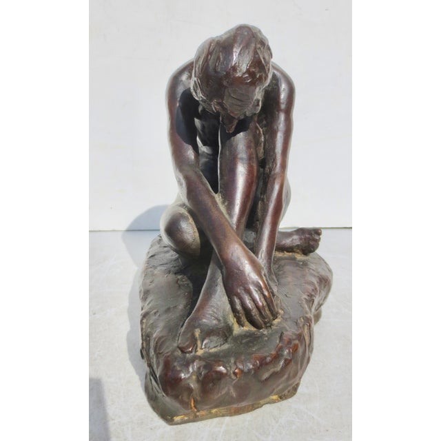 Early 20th Century Roman Bronze Nude For Sale - Image 5 of 10
