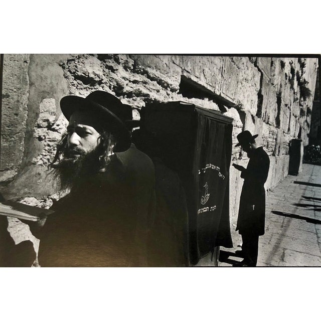 Printmaking Materials Richard Gordon, Jerusalem 1967 Vintage Silver Gelatin Photograph Western Wall Kotel Hamaaravi, 1967 For Sale - Image 7 of 7