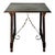 Spanish Barley Twist Side Table with Wrought Iron Stretchers, 1930s For Sale - Image 11 of 11