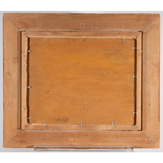 L. Delleani, Forest Interior with Sunlit Clearing, Oil on Panel For Sale - Image 12 of 17