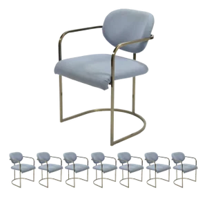Set of Four or Eight Armchairs by Design Institute America